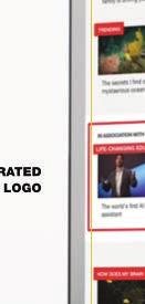 Sponsored Ribbons Target premium content on the Homepage as well as subsequent Talk pages Dedicated
