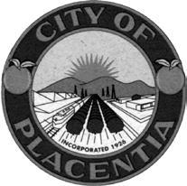 Regular Meeting Agenda September 18, 2012 Placentia City Council Placentia City Council as Successor to the Placentia Redevelopment Agency Placentia Industrial Commercial Development Authority Jeremy