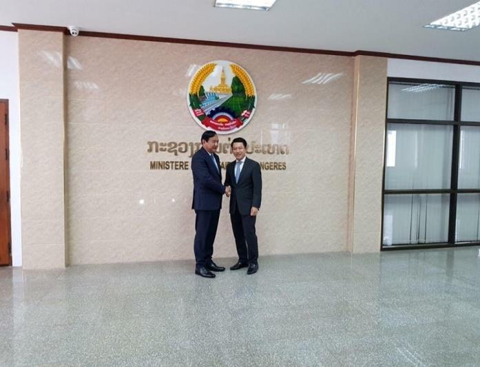 H.E Ambassador CHENG Manith attended the bilateral meeting between H.E Senior Minister PRAK Sokhonn and H.