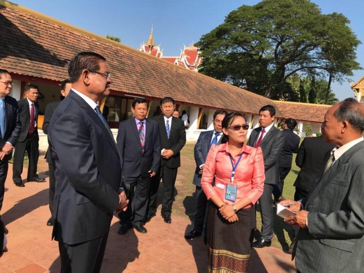 Cambodia and high delegation to