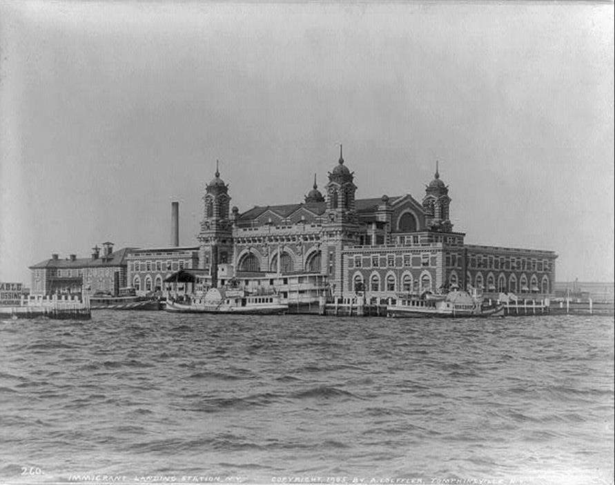 Entering America Ellis Island Immigration Station served as the