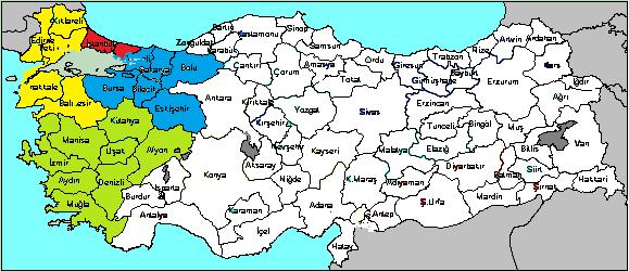 Figure4 MapofTurkey Notes: Turkey is divided into 12 NUTS1 regions.