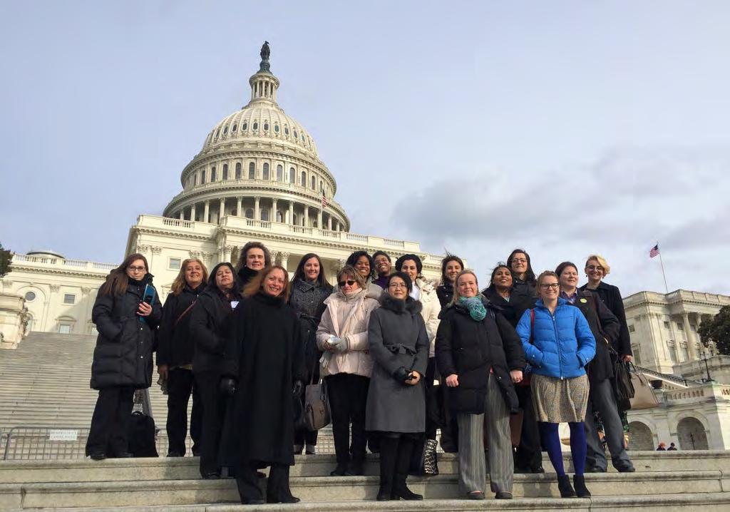 AWIS members stand in front of the US Capitol during our annual AWIS Capitol Hill Days in 2018 Make your voice heard through advocacy!