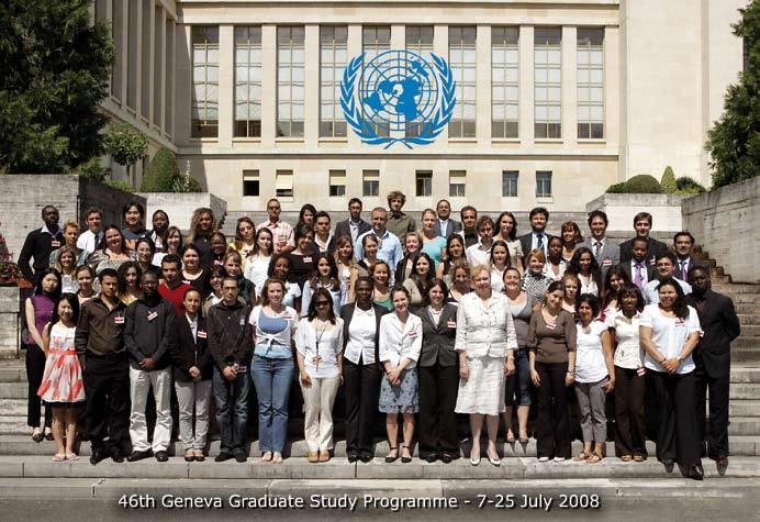 Photo courtesy of UNIS Geneva. The Visitors Service continues to serve as an important public outreach tool by providing guided tours of the Palais des Nations in some 15 languages.