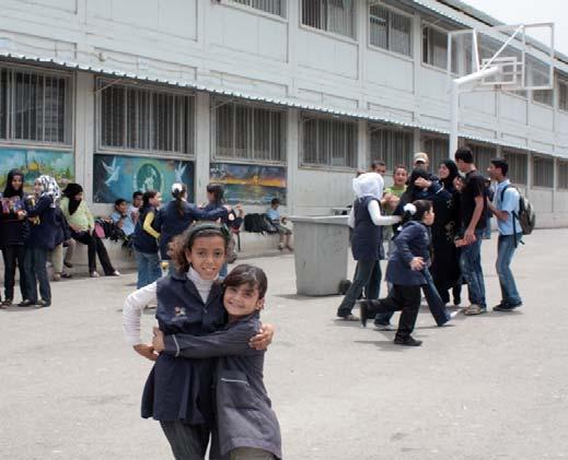 B. Maintenance of temporary installations UNRWA has constructed five temporary shelter sites and rehabilitated eleven buildings to be used as collective centres in the NBC Adjacent Areas,