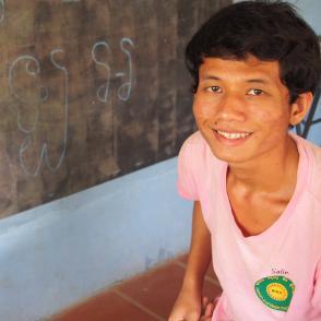 Education and Library Assistant Phat Phyrom Phyrom was born in Pouk District, not too far from Siem Reap.