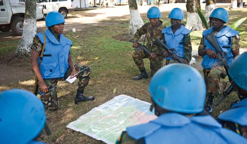 UN PHOTO/CHRISTOPHER HERWIG The Training for Peace Programme is committed to strengthening recruitment and training of female peacekeepers (and trainers) for peace operations.