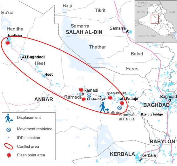Iraq: Humanitarian Crisis Situation Report No. 54 (22 28 July 2015) This report is produced by OCHA Iraq in collaboration with humanitarian partners. It covers the period from 22 28 July.