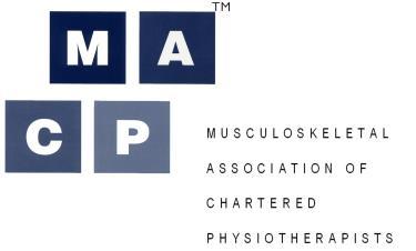 (1) TITLE THE MUSCULOSKELETAL ASSOCIATION OF CHARTERED PHYSIOTHERAPISTS CONSTITUTION The title shall be Musculoskeletal Association of Chartered Physiotherapists hereinafter termed the MACP.