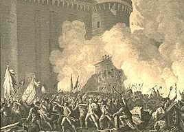 French Revolution: National The National Assembly vowed not to disband until France had a written constitution This assertion of popular sovereignty spread to Paris and on July 14 a crowd stormed the