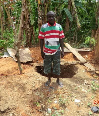 Municipality, Volta Region. The project strategy focused on achieving deliverables (household latrine construction targets) rather than assisting communities in achieving ODF.