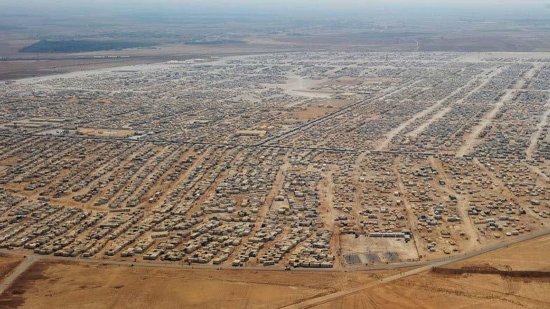 Zaatari refugee camp, Jordan 80,000