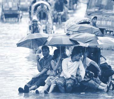 PROBLEM IDENTIFICATION DISPLACED BY CLIMATE CHANGE 01 BACKGROUND Climate change is forecast to bring forth an unprecedented wave of migration and displacement, projections of population displaced by