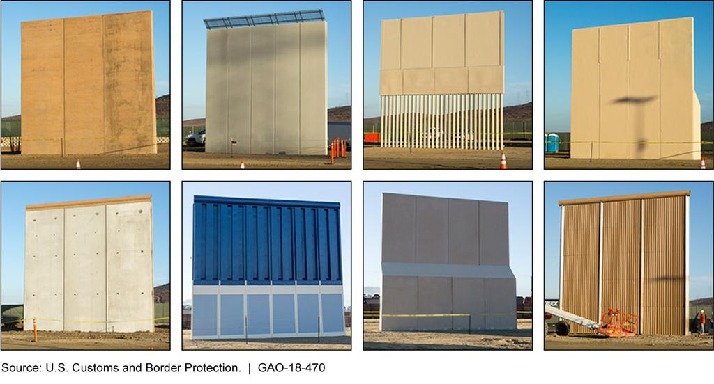 Southern Border Barriers Executive Order: 13767 Department of Homeland Security Barrier Prototypes Provision: Section 4 Provision Summary: Section 4 directs the Department of Homeland Security (DHS)