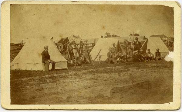 The Canadian Government & Land Settlement Land Surveyors around Red River late 1870s-early 1880s Source: