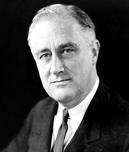 MEANWHILE IN THE UNITED STATES President Franklin D. Roosevelt introduced a New Deal in 1933 that created public work programs for the unemployed farmers.