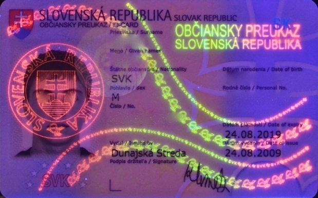 Flourescence/UV Light Passports and identity cards are made from high quality security paper.