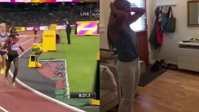 NBC Olympics @NBCOlympics The moment Gracie Coburn watched her sister @emmajcoburn become a