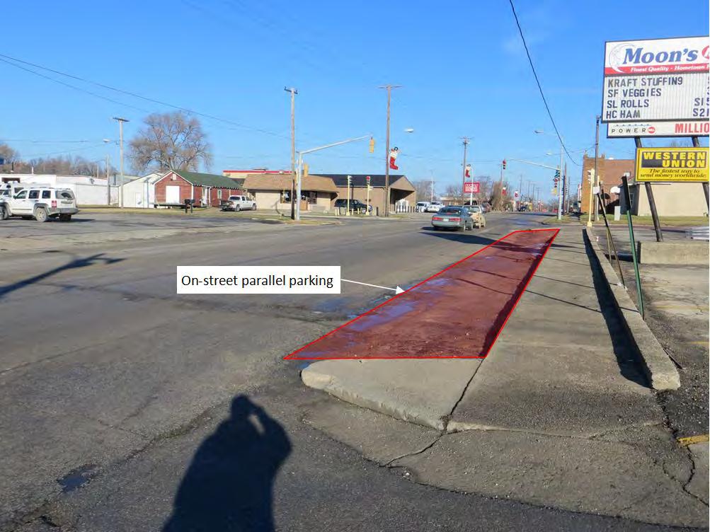 KDOT Traffic Engineering Assistance Progam City of Osawatomie, 6th Street & W Pacific Avenue, Traffic Signal Warrants Figure 10 - On-street Parallel Parking Located on Northbound 6th St.