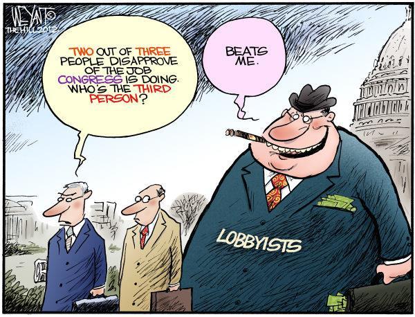 Lobbying Number of registered lobbyists in Washington Year Total Spent Number of Lobbyists 2017 $3,362,775,110 11,502 2016 $3,154,250,328 11,172 2015 $3,222,905,609 11,543 2014 $3,256,587,397 11,841