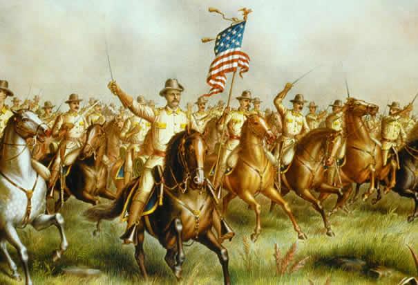 T. Roosevelt s Rough Riders/Battle of San Juan Hill Spanish fleet