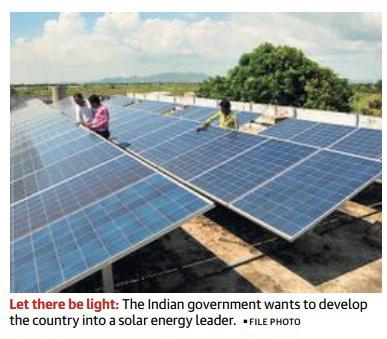 Continue Page-18- Putting the sun to work 12 Indian and British universities to turn five villages self-sufficient in energy Grant is part of a new solar