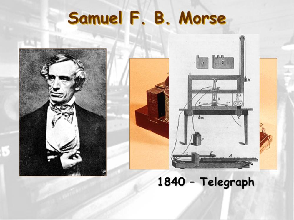 The invention of the telegraph in the 1830s by Samuel F. B. Morse allowed for instantaneous communication.