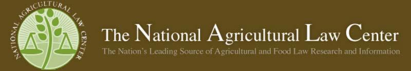 University of Arkansas Division of Agriculture An Agricultural Law Research