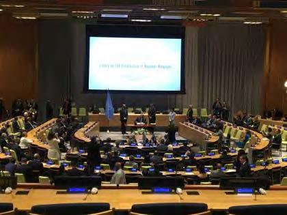 instrument, Treaty on the Prohibition of Nuclear Weapons, officially opened for signature at the United Nations (UN) Headquarters in New York on September 20.