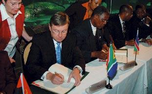 and Tourism in South Africa; Willem Konjore, Minister of Environment and