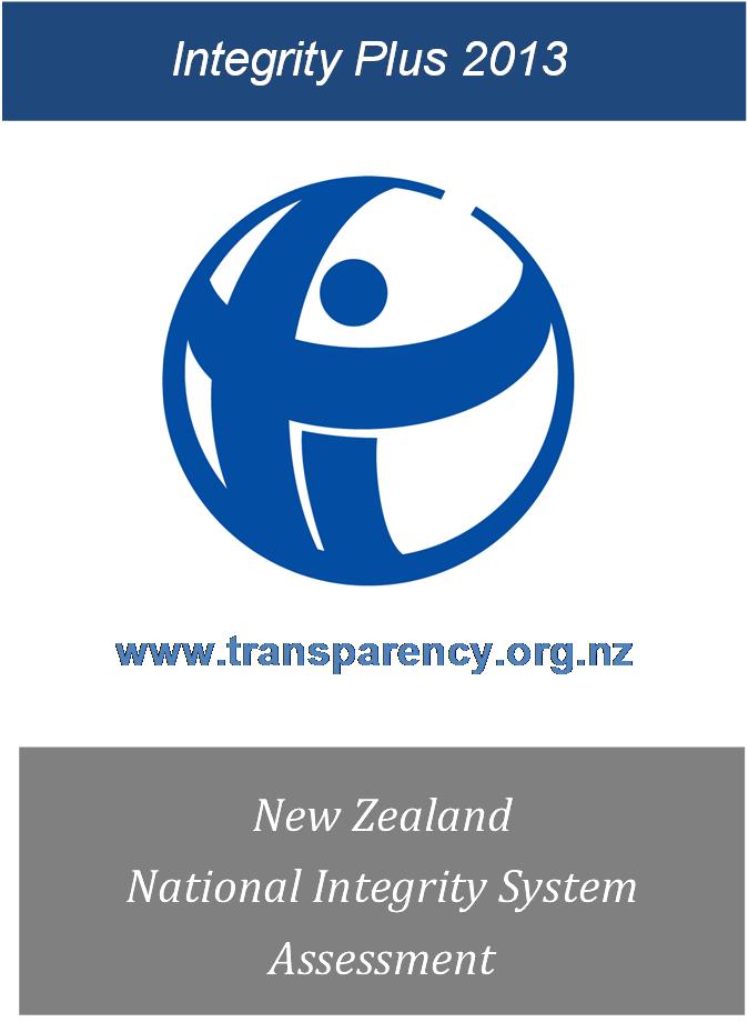 (1) Opportunity to Be Proud The 2013New Zealand National Integrity System Assessment (NIS) looked across society: Since the 2003 NIS Reports, there has been a welcoming strengthening of transparency