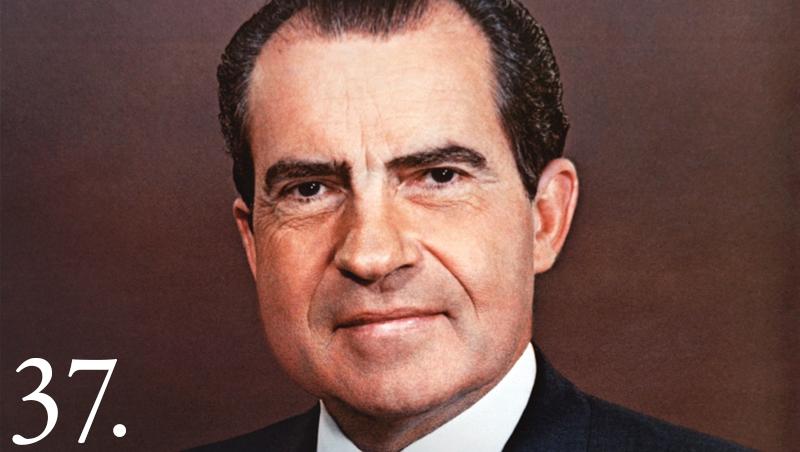 I. 37th President II. 1968-1974 III.