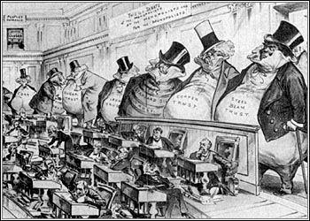 Sherman Anti-Trust Act: The government had to respond the robber barons were getting way to powerful.