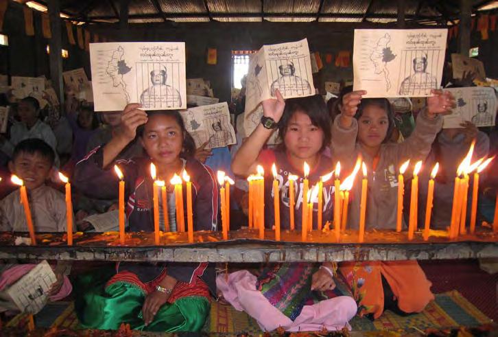 Worldwide vigils for release of Shan leader Hkun Htun Oo On February 10, 2008, Shans in Thailand, Malaysia, Singapore, Japan, USA, UK, Australia, Canada and other countries held prayer ceremonies and