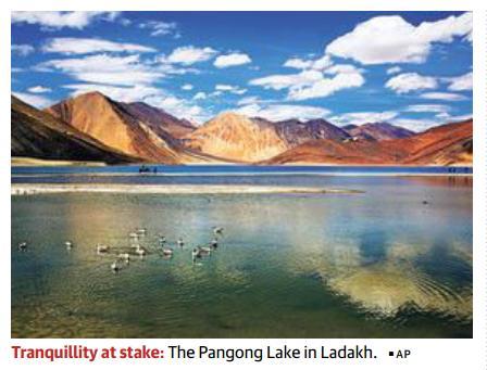 Continue Page-10- Pangong scu e a routine affair A local flag meeting between military commanders of India And China in Eastern Ladakh on Wednesday has