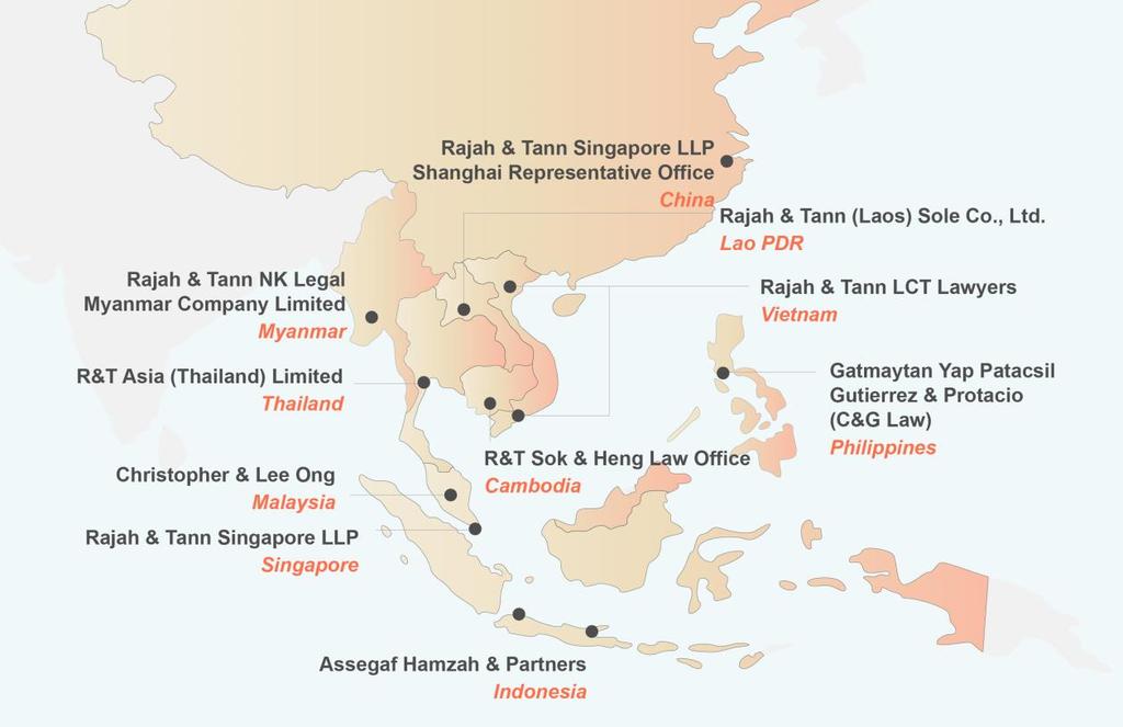 Our Regional Presence R&T Sok & Heng Law Office provides top quality and incisive legal services to domestic and international clients; in local and cross-border transactions; on day-to-day