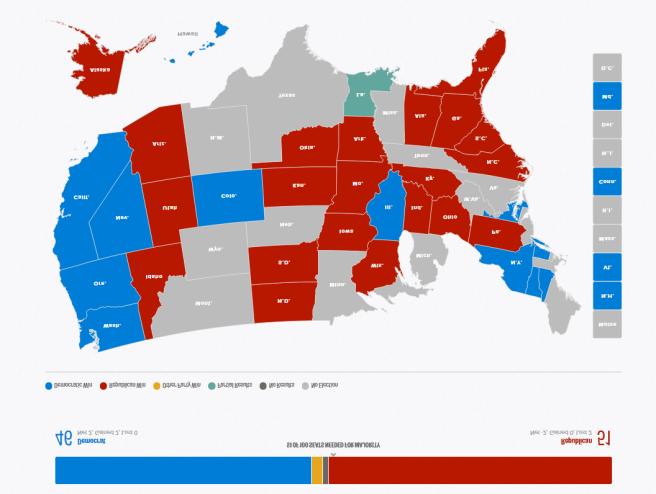 2016 Senate Election Results GOP maintains control of the Senate All races decided except for