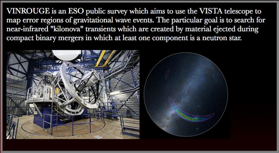 VINROUGE VINROUGE - VIsta Near-infraRed Observations Unveiling
