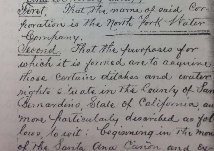 in 1885 via handwritten document.