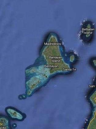 s path. This identified the three municipalities on Bantayan island as ranked 1, 2,and 3 in requiring humanitarian aid.
