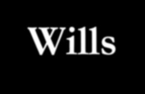 Wills Legally binding statement directing who will receive specific property at his/her