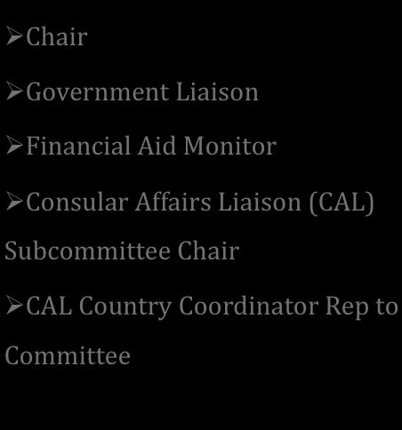 Coordinators Consular Liaisons
