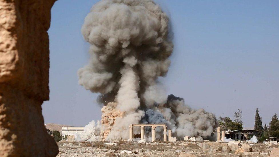 Forum: General Assembly 3 Issue: Protecting Cultural Heritage in Times of War Student Officer: Neil Plummer Position: Deputy Chair Introduction Temple of Baalshamin in Palmyra being blown up by ISIL
