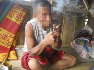 We received the information that the SPDC [Tatmadaw deserter] shot 53-year-old Naw H---, the wife of 65-year-old Pa Dtee [Uncle] C---, 33 the former head of P--- village, Tantabin Township, Toungoo