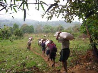 village and ordered them to carry food [military rations] to the Gkleh Muh Hta Border Guard camp.