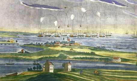 WAR OF 1812 Battle of Fort McHenry Baltimore.