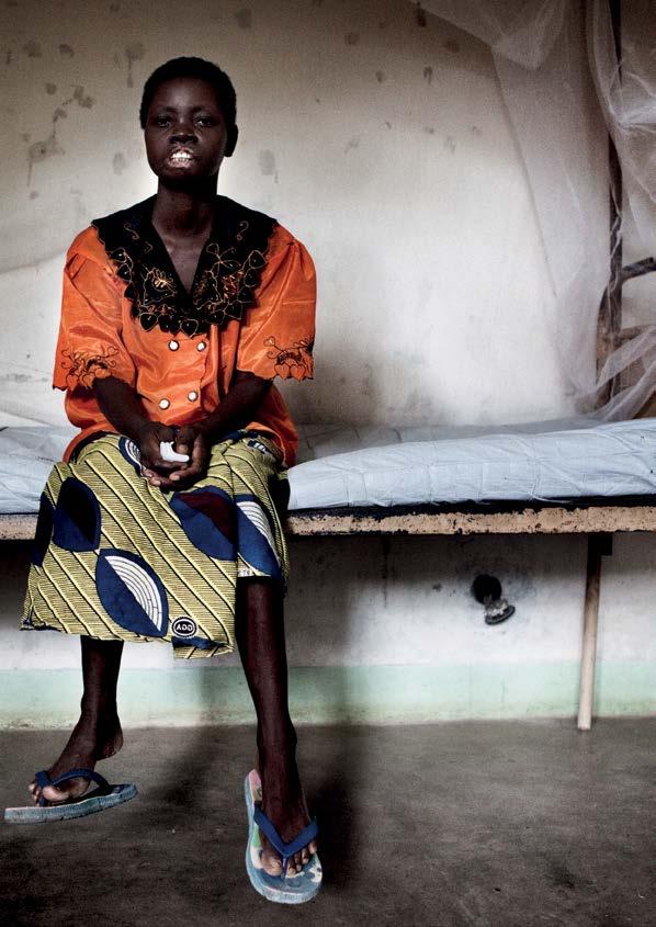 Mari was abducted by the Lord's Resistance Army, LRA, outside Niangara, where she was left for dead by them after