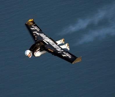 PORTLAND Charter #871 This Day in AVIATION HISTORY: New Recordsetters.. 26 September 2008: Yves Rossy flew across the English Channel, 22 miles (35 kilometers) in 13 minutes, using his jetpowered wing.