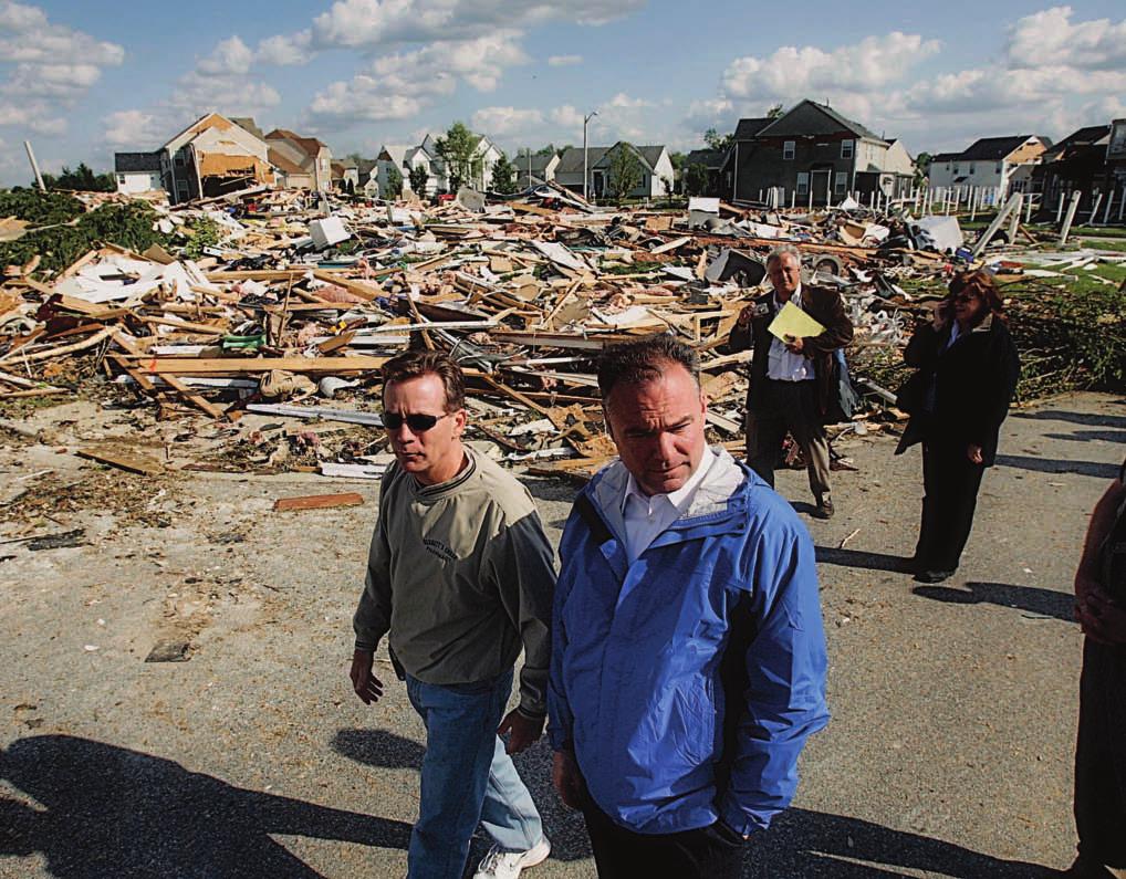 The tornadoes left a 25-mile path of destroyed houses and livelihoods