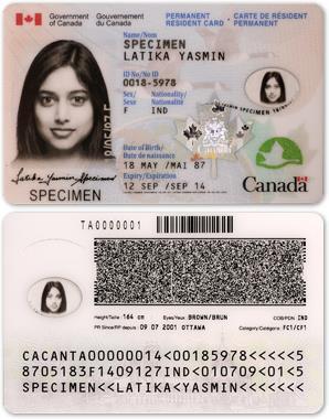 Refugee Immigration Codes There are more than 50 different refugee codes that could appear on the back of the PR card or on the Confirmation of Permanent Residence Document.